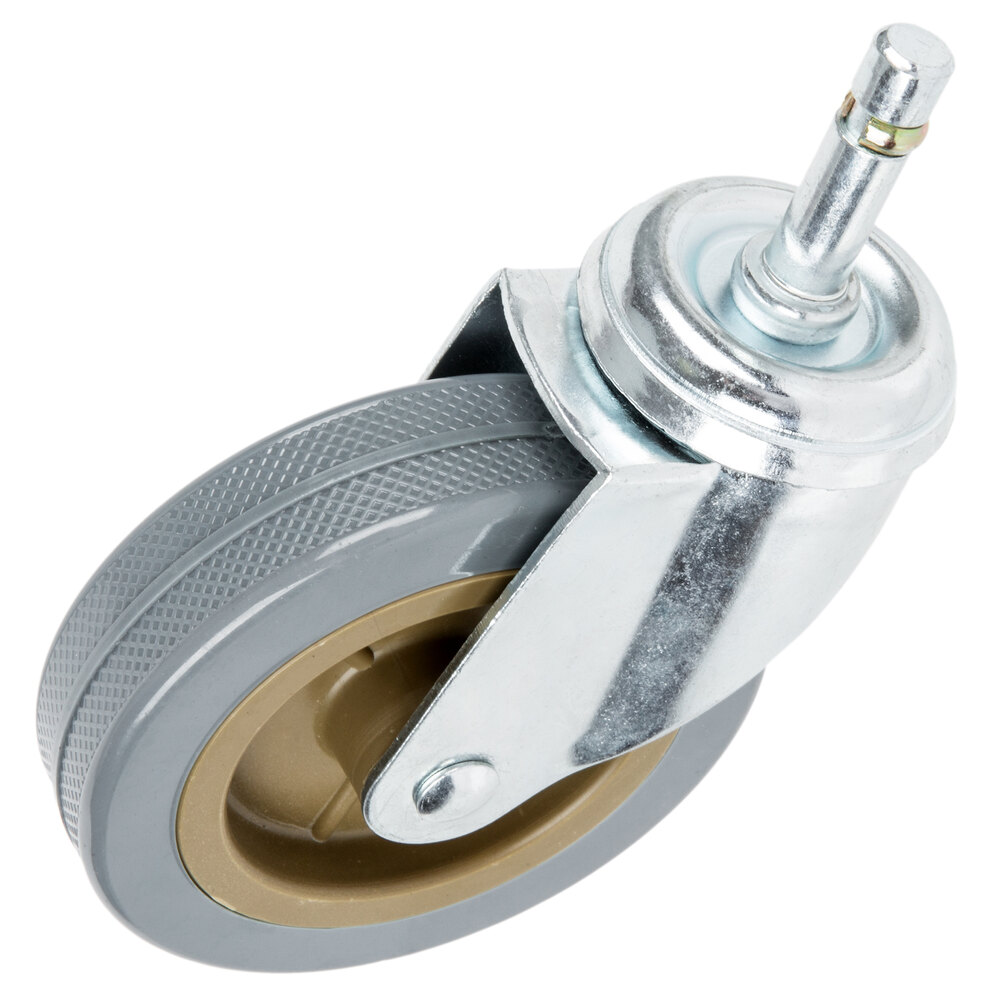 Choice 4" Swivel Caster for Bussing and Utility Carts
