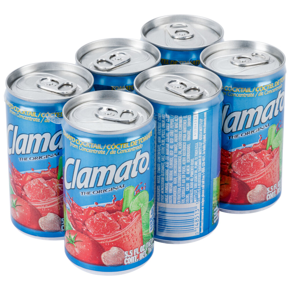 5.5 oz. Tomato / Clam Juice - 24/Case