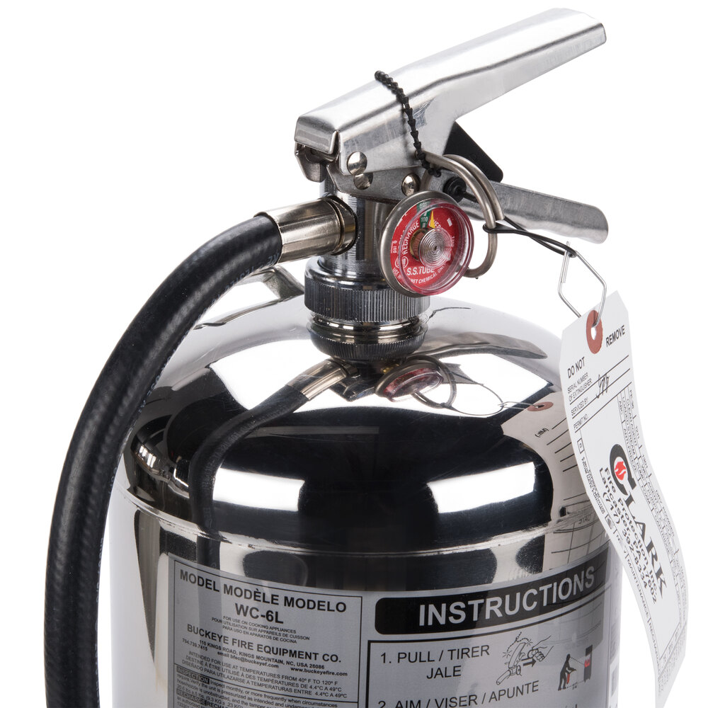 Buckeye Class K Wet Chemical Fire Extinguisher 6 Liter