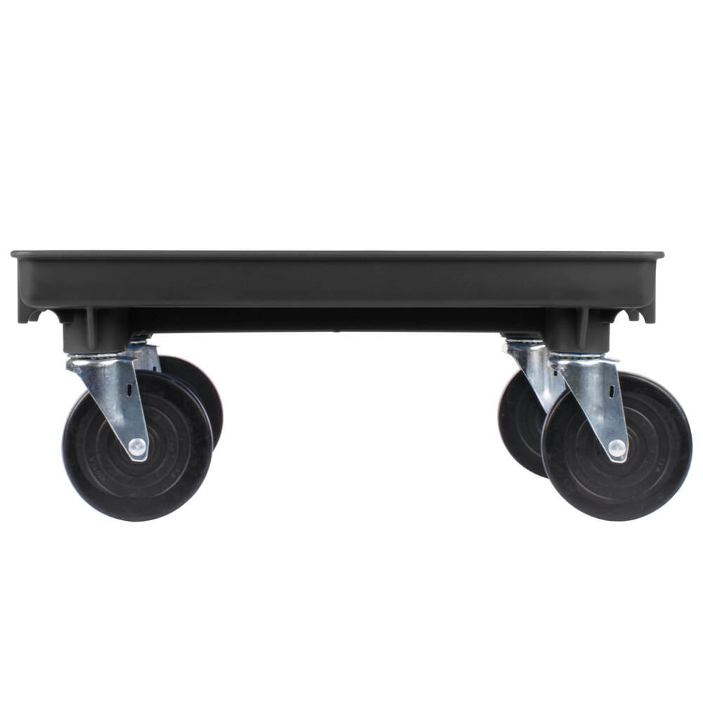 Vollrath 169706 Traex Recycled Black Rack Dolly Base (No Handle) 21