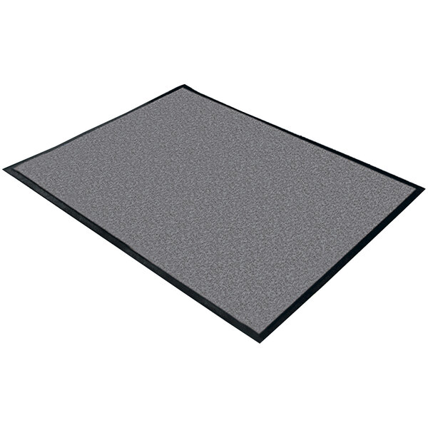 A gray rectangular Cactus mat with black border.