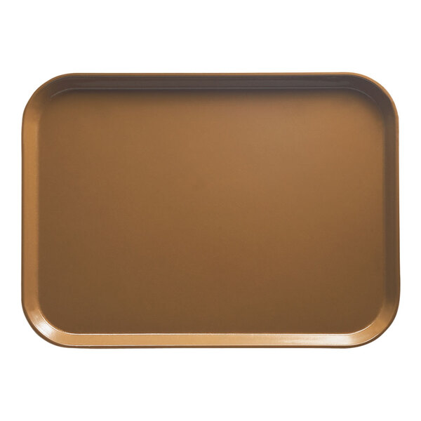 A brown rectangular Cambro tray.