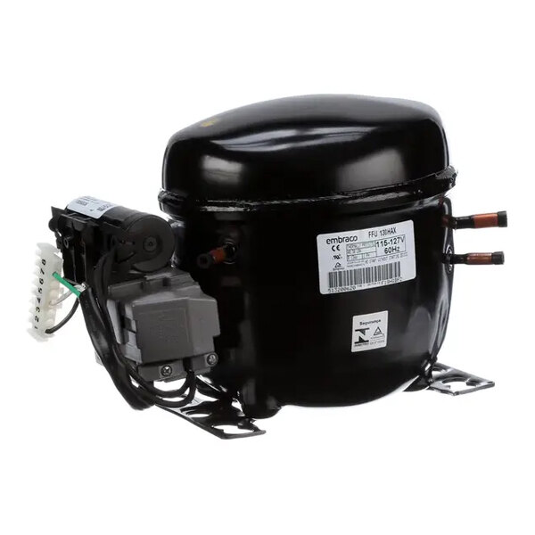True 934270 Compressor with Overload, Relay, and Start Capacitor - 115V, R-134a