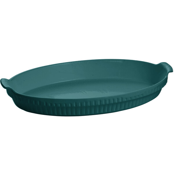 large casserole dish with glass lid