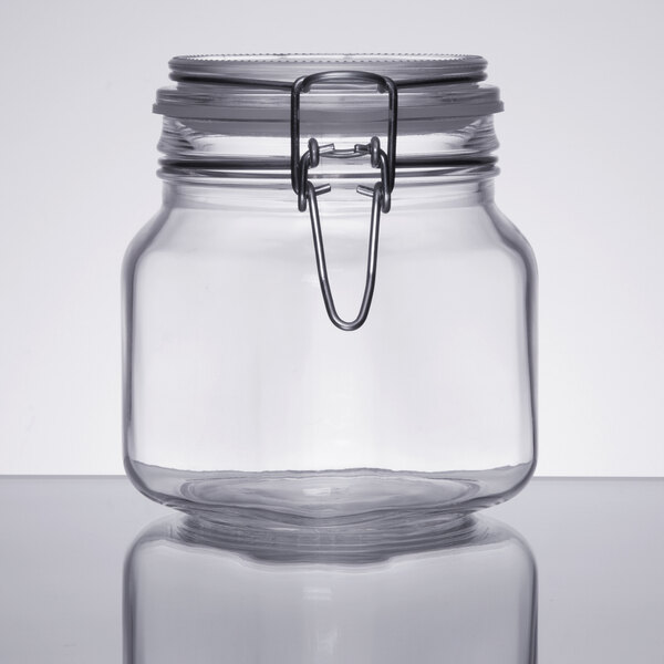 25 Oz Garden Jar With Clamp Lid, Mason Jar With Clamp Lid