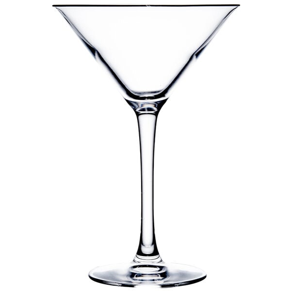 A Chef & Sommelier Cabernet martini glass with a stem and clear bowl.