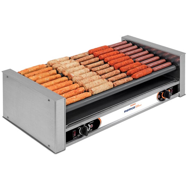 a hot dogs on a grill