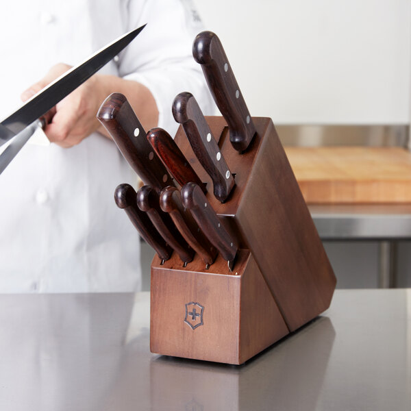 Victorinox 46153 11 Piece Knife Block Set With Rosewood Handles 4660