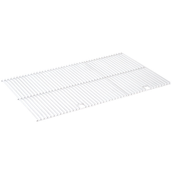 A white metal Crown Verity cooking grate set.