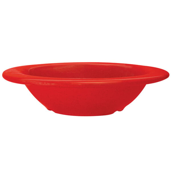 A red GET Red Sensation melamine bowl.