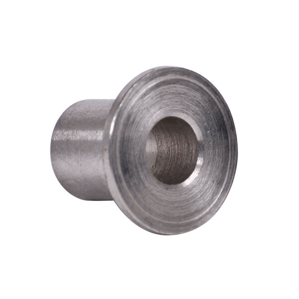 A close-up of a metal Star idler bushing.