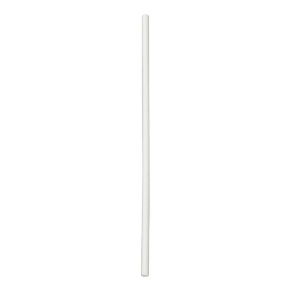 A white paper lollipop stick.