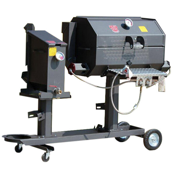 R & V Works Cajun FF2 Fryer and 40" Grill Combo 180,000 BTU, LP