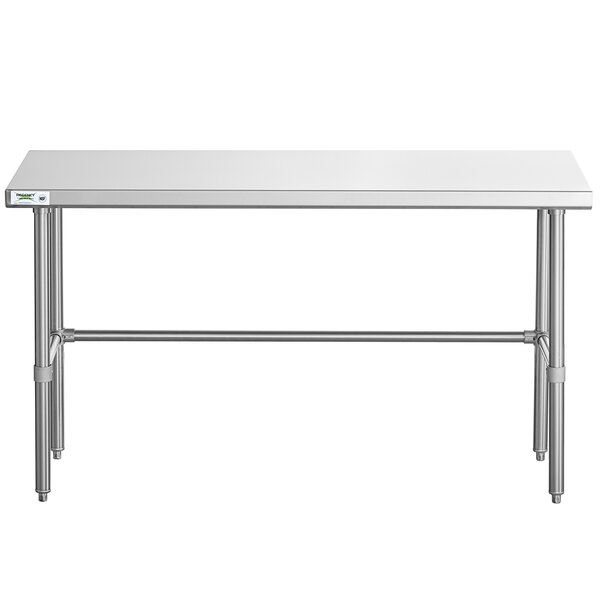Regency 24" x 60" 16Gauge 304 Stainless Steel Commercial Open Base