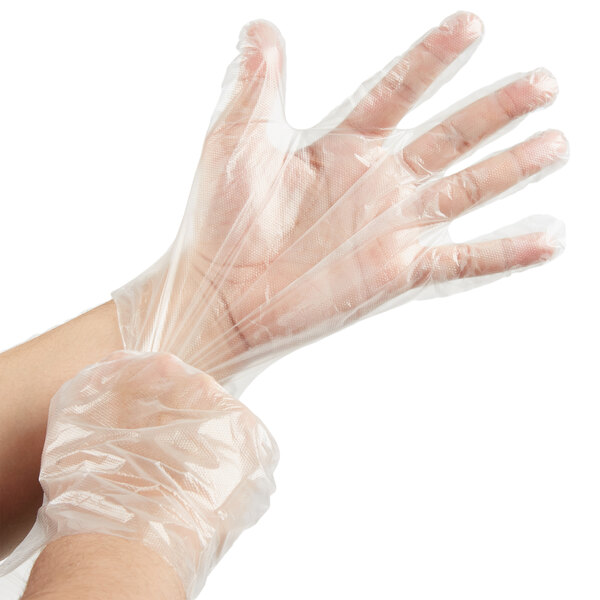 disposable poly gloves