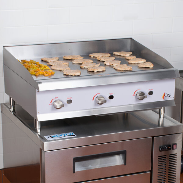 Cooking Performance Group G36 36 Gas Countertop Griddle With Manual Cooking Performance Group G36 36 Gas Countertop Griddle With Manual Controls 90 000 Btu