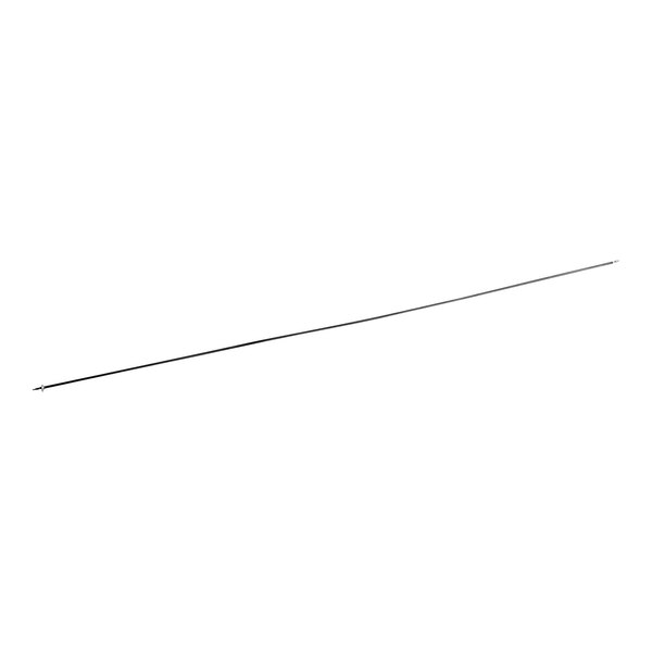 A long thin black heating element.