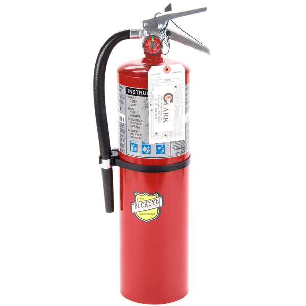 Buckeye 10 Lb Abc Fire Extinguisher Rechargeable Tagged Ul