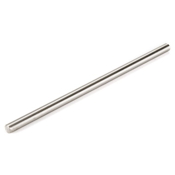 An Avantco Feed Tray Pusher Guide Pin, a metal rod with a flat end.