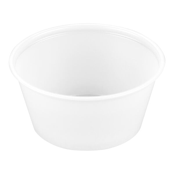 Solo P325N 3.25 oz. Translucent Polystyrene Souffle Cup / Portion Cup - 2,500/Case
