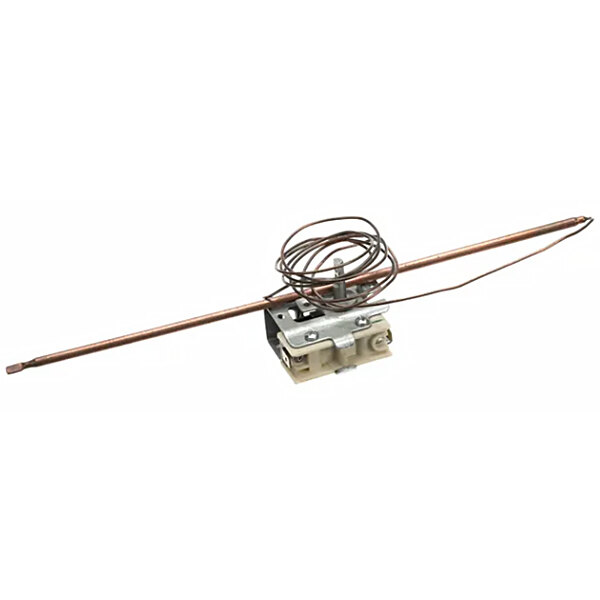 A Nemco thermostat with a wire attached.