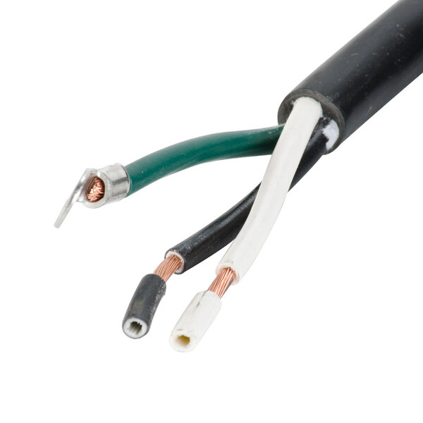 A black and white Nemco cord set with two wires.