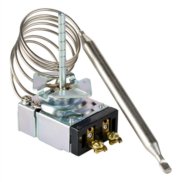 A Nemco thermostat with a wire attached to it.