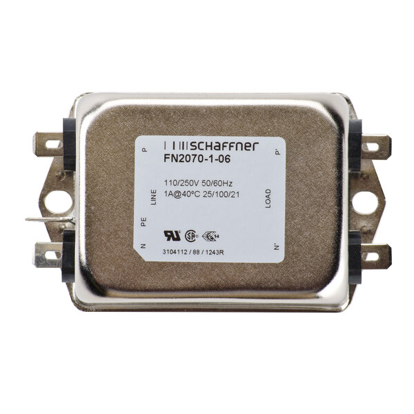 A close-up of the Nemco Noise Suppression Filter.