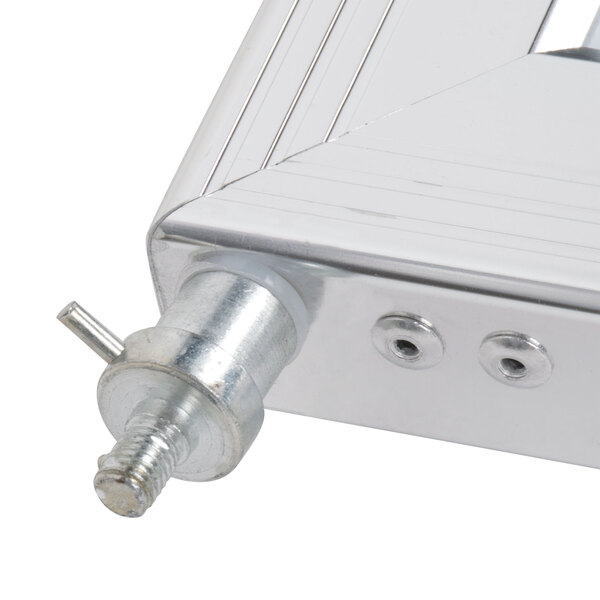 The left hinged door for an Avantco GDC-40 series refrigerator with a metal corner.