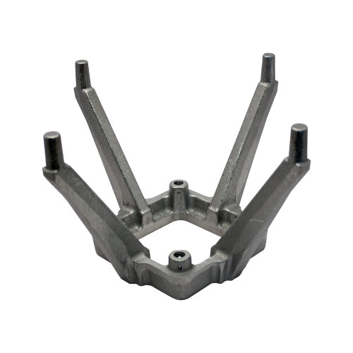 A metal Nemco chopper frame with four holes.