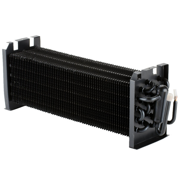 An Avantco black metal evaporator coil.