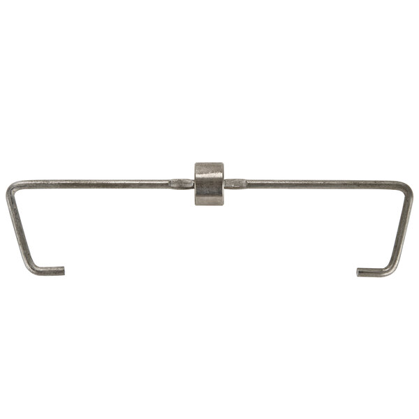 A Nemco bail with wheel for a dicer. A metal tool with a hole in the middle.