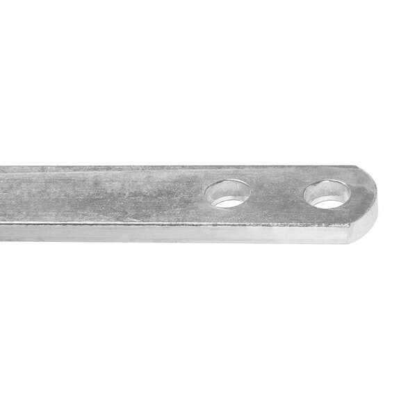 A metal bracket with two holes on it, the Nemco 55483 Link Bar.