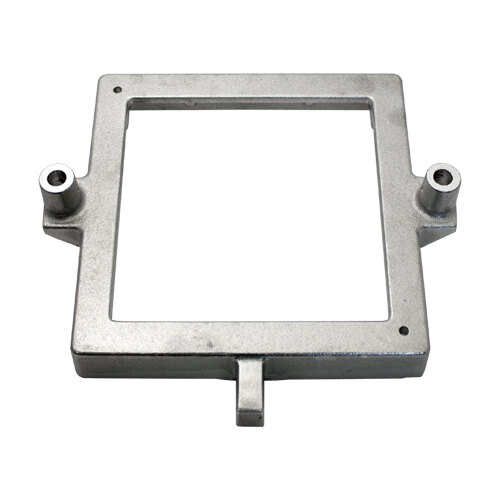 A metal frame for a Nemco Easy LettuceKutter with screws.