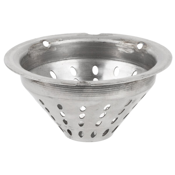 A stainless steel Nemco Cone with holes.