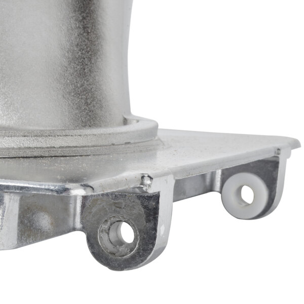 A Robot Coupe bulk feed head bracket with agitator.