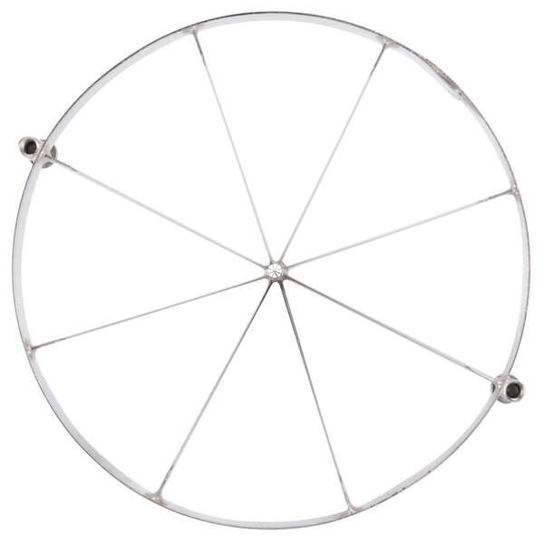 A circular metal Nemco 8 section blade assembly with spokes.