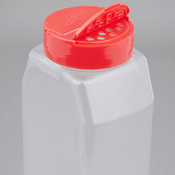 Regal 32 oz. Plastic Spice Storage Container with Lid