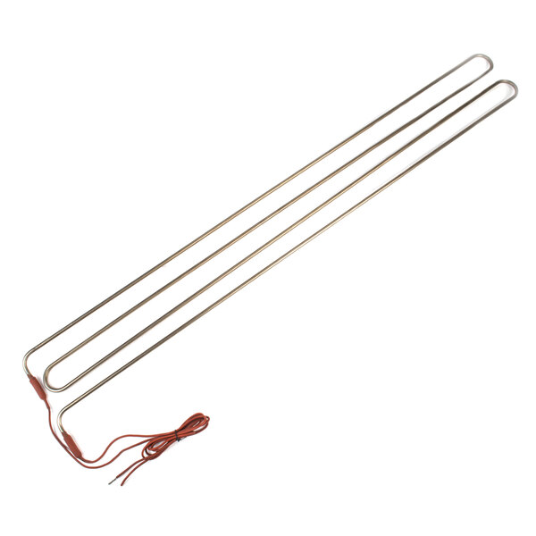 An Avantco defrost heating element with a red string attached.