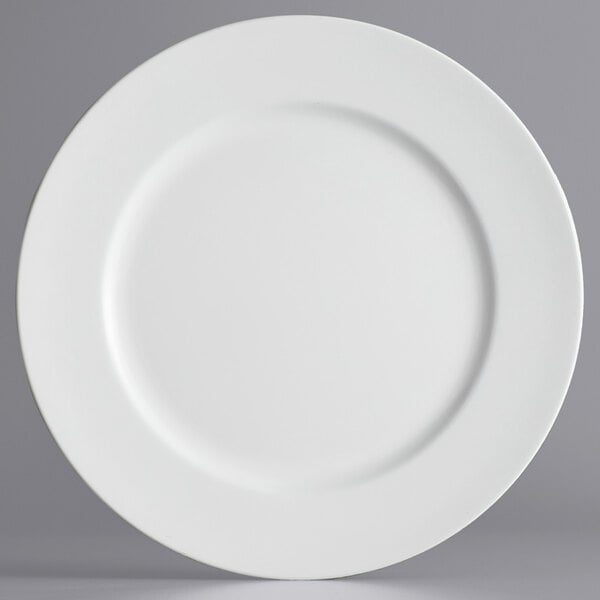 White Plastic Charger Plate