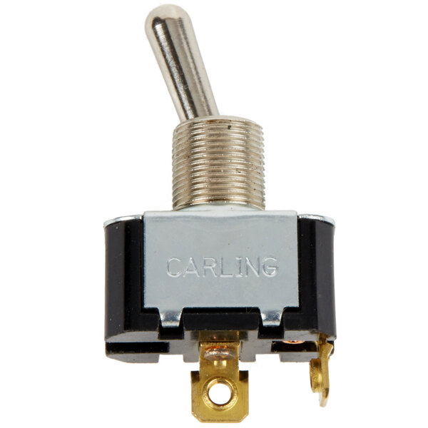 A Bar Maid SWA-250 metal toggle switch with a metal handle.