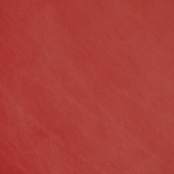 A close up of a maroon vinyl double ring swivel bar stool with wrinkles in the leather surface.