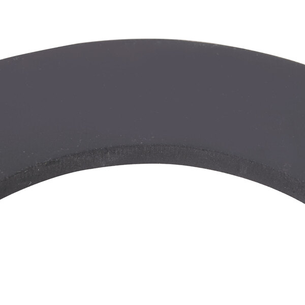 A black rubber hand hole gasket.