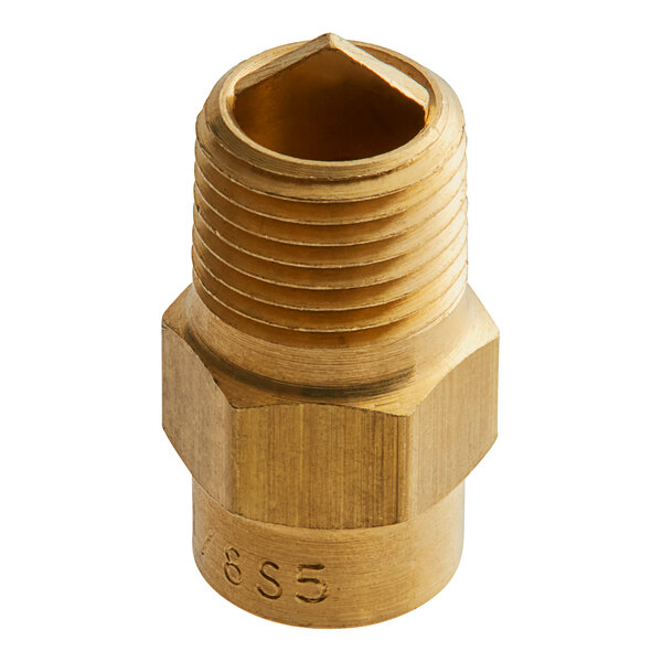 A Cleveland Steamer Spray Nozzle brass hexagon nut fitting.