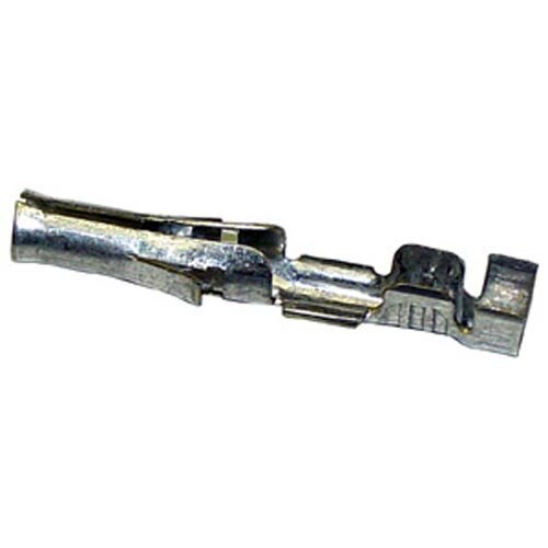 An All Points 1/8" female push-on pin connector with a crimp end.