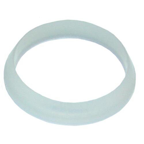 A white rubber slip joint washer.