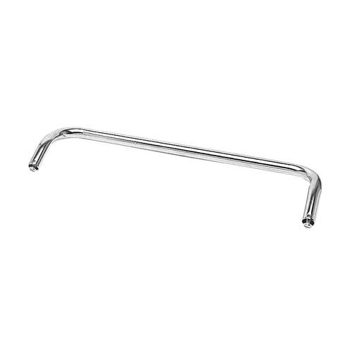 A silver metal rod with chrome ends for an All Points oven door handle.