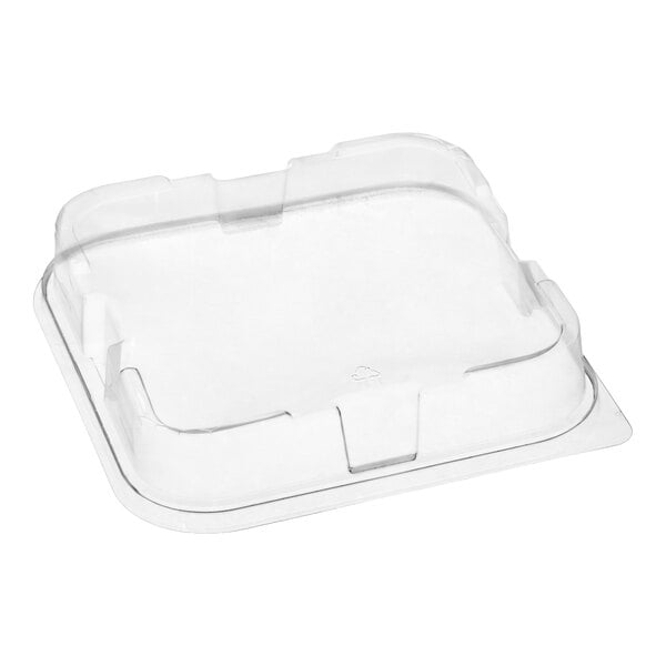 Solut 04818 8" x 8" Clear Cake Pan Dome Lid - 250/Case