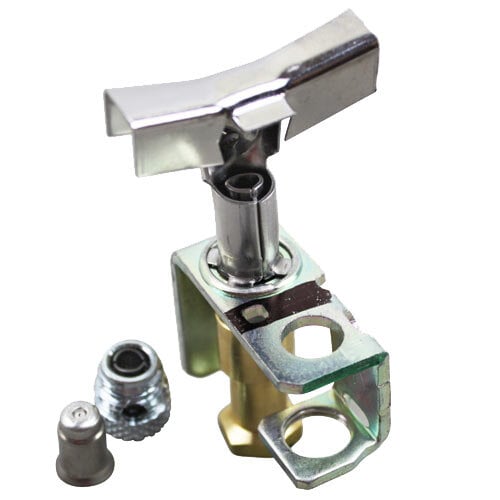 A metal piece with metal parts.
