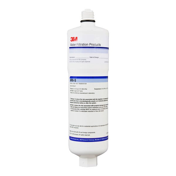 A white 3M water filtration system with blue text.